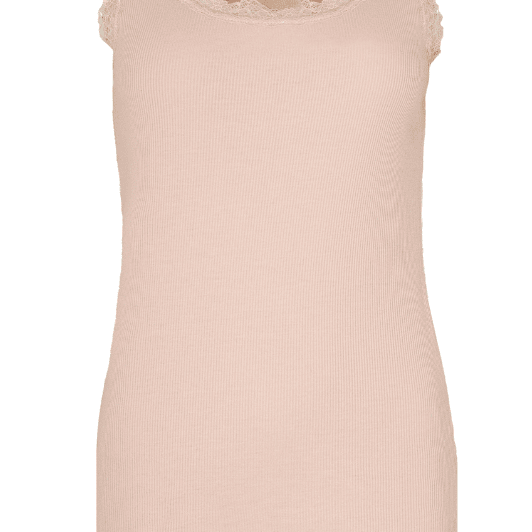 Ofelia Issa Top | Ribbet blondetop rosa