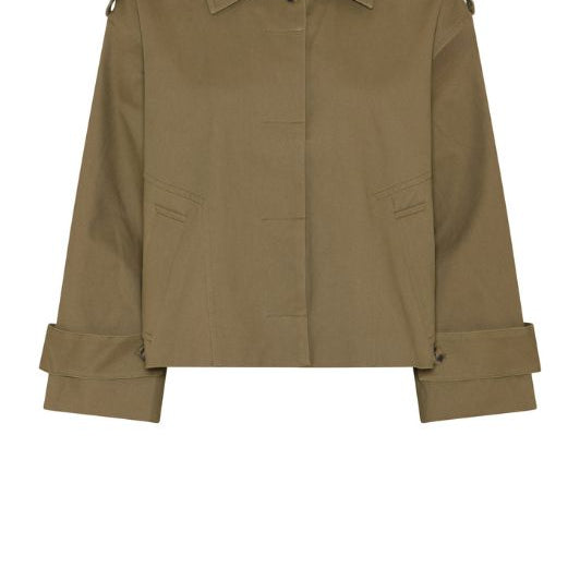 La Rouge Daniella trenchcoat | Kort cargojakke i khaki