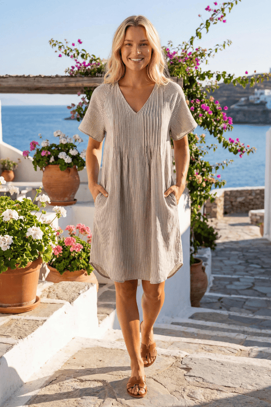 Prepair Jennifer dress | Smuk sand kjole i A-shape I Dresslab