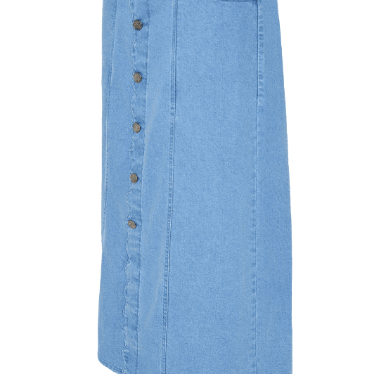 Ofelia Berit jeans skirt i lys denim