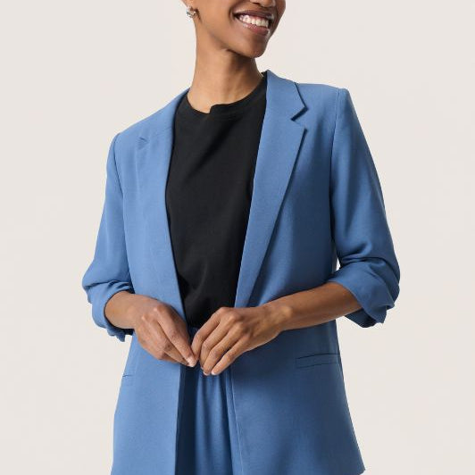 Soaked in Luxury I Shirley blazer blå I Cool must-have jakke