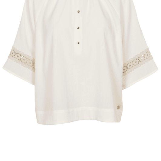 Prepair Rosaline bluse I Fin top med crochet bånd I Dresslab