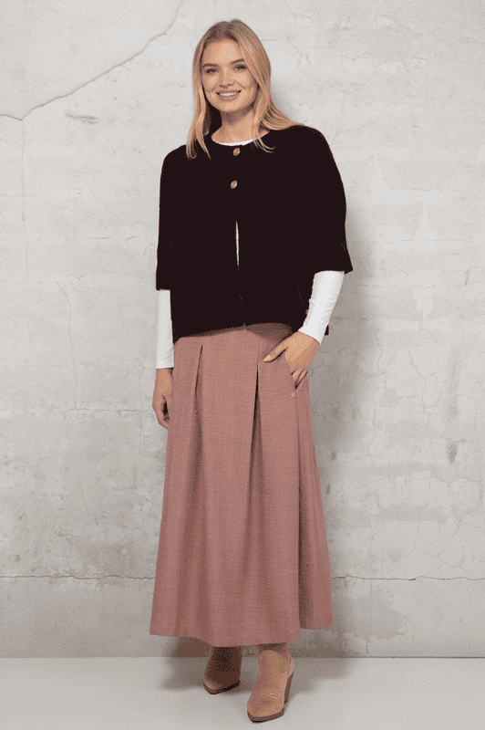 Prepair Pauline nederdel | Cool A-shape i vintage rose