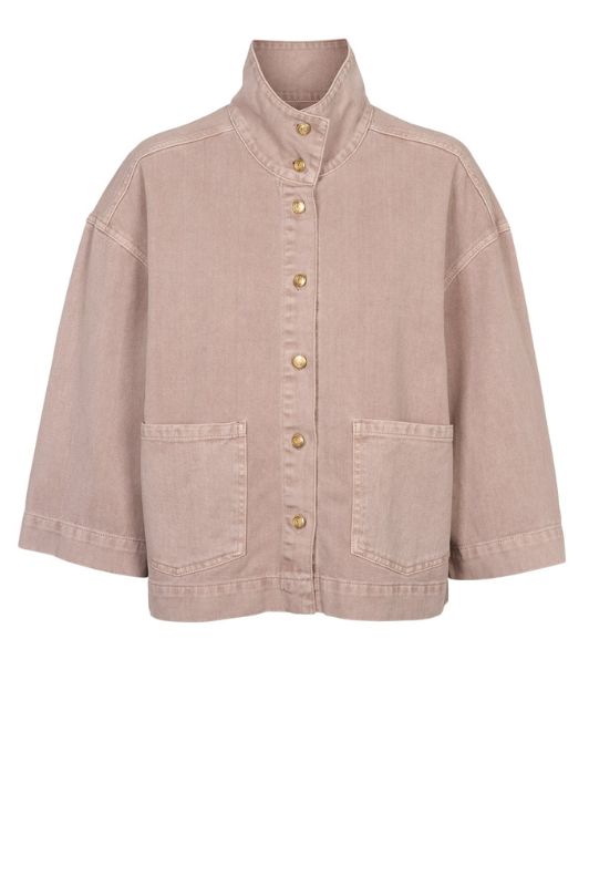 Prepair Bree I Denim jakke i rosa I Dresslab