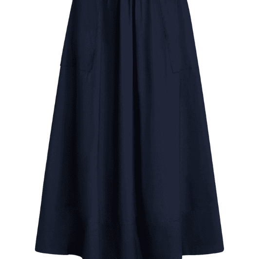 La Rouge Vilma skirt nederdel | Poplin nederdel marine