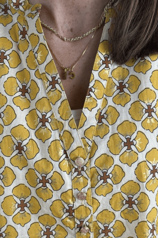 Gaspar Mumbai flower dress | Cool kjole i retroprint I Dresslab