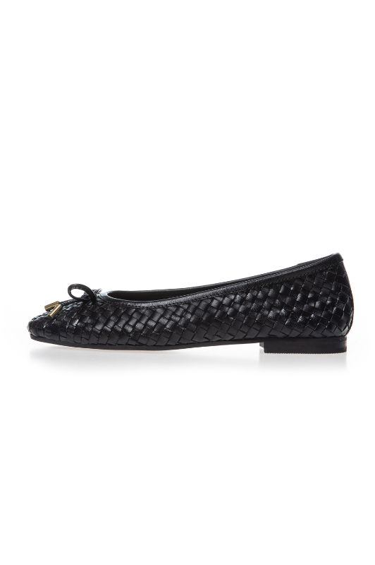 Copenhagen Shoes Lucie | Fletballerina i sort skind