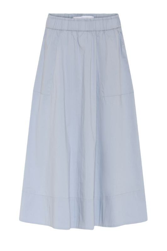 La Rouge Vilma skirt | Poplin nederdel faded blue