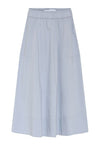 La Rouge Vilma skirt | Poplin nederdel faded blue