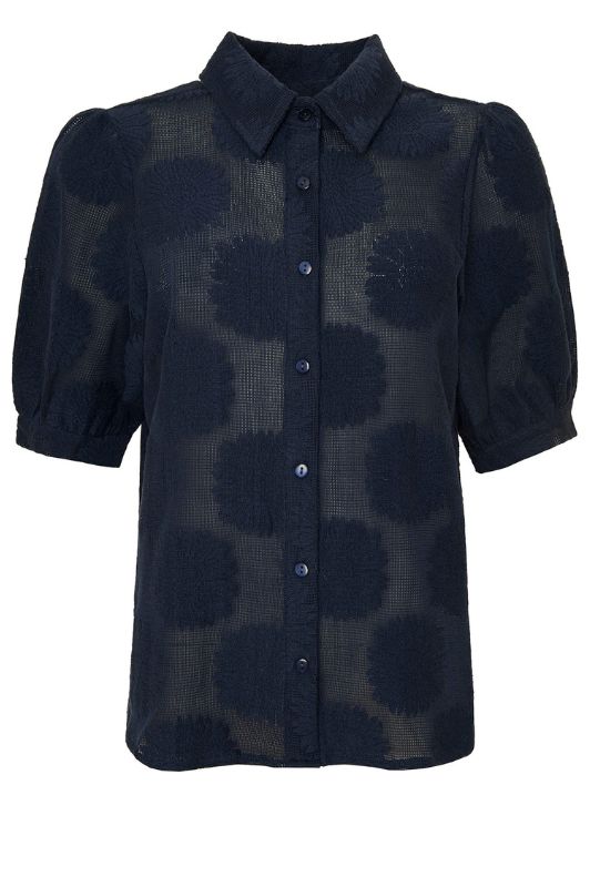 Ofelia Lola bluse marine burnout