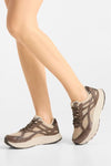 Woden Freja Runner sneakers | Cacao Multi I Dresslab