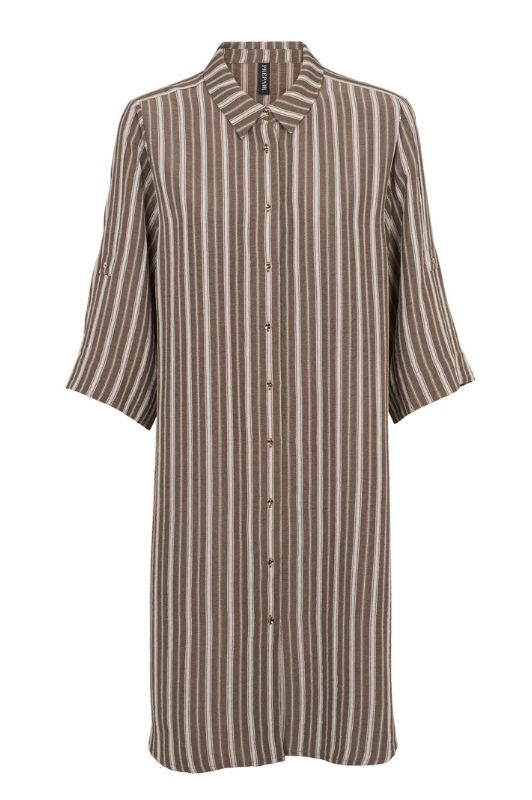 Prepair Silje Dress | Cool kjole med brune striber I Dresslab