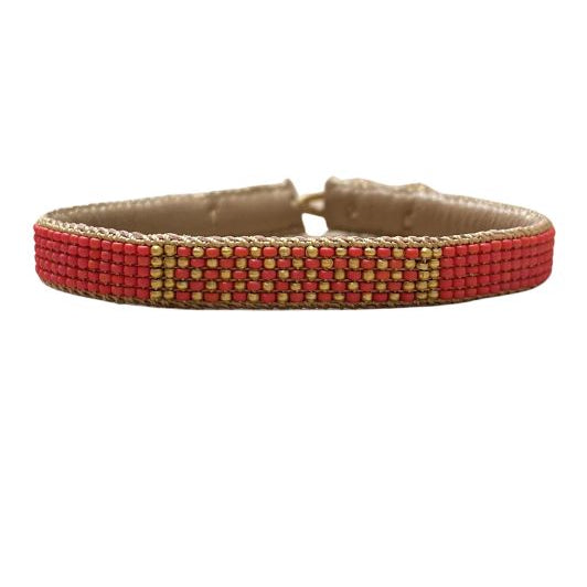 Ibu jewels armbånd I Pin point smukker perler i koral