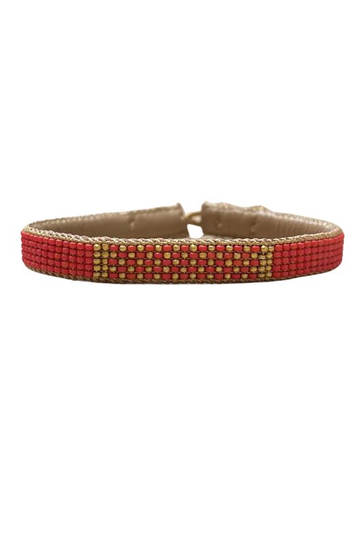 Ibu jewels armbånd I Pin point smukker perler i koral