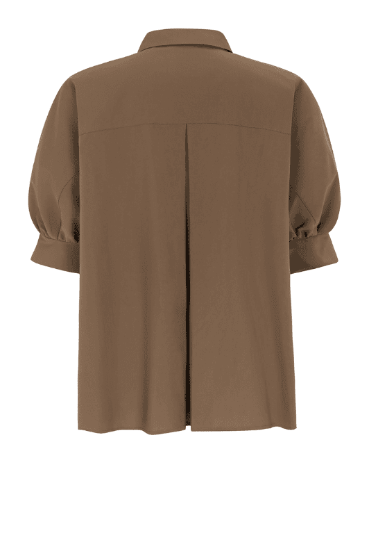 Tooday Cia shirt I Oversize skjorte i brun I Dresslab
