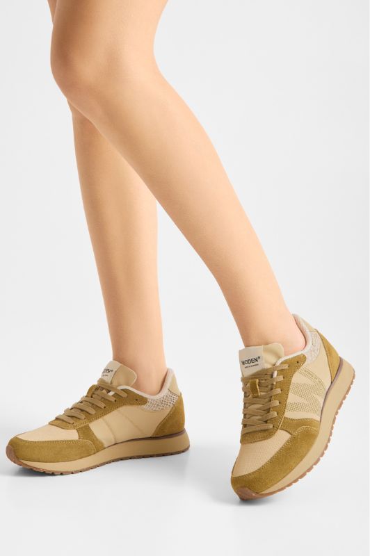 Woden Ronja  | Sneakers i khaki multi | Bestseller model