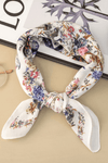 Atelier Paris I Unikt tørklæde millefleur rosa print