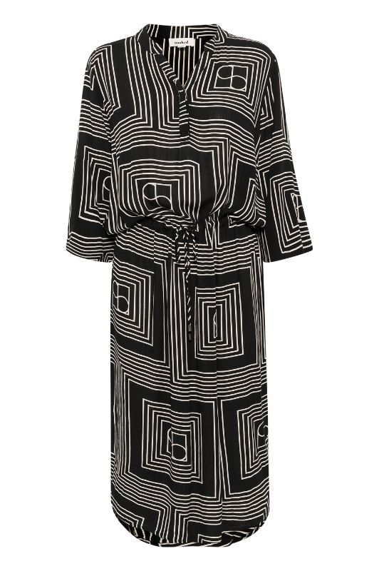 Soaked in Luxury Zaya Dress | Bestseller kjolen i monogram print