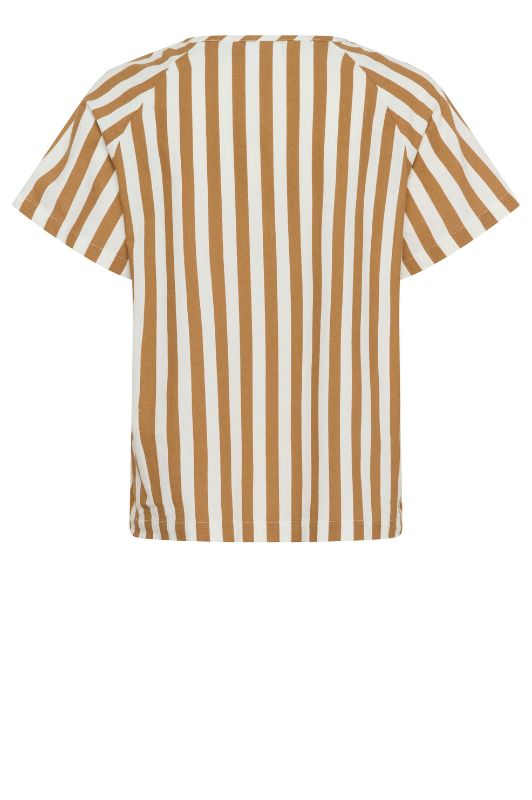Saint Tropez Zalinda blouse | Sommerbluse i brune striber