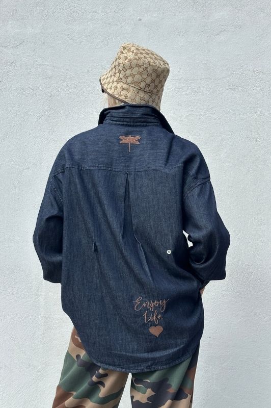 PRE ORDER Gaspar Sevilla skjorte i blå denim