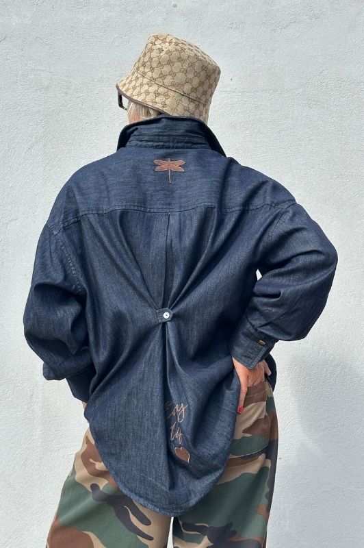 PRE ORDER Gaspar Sevilla skjorte i blå denim