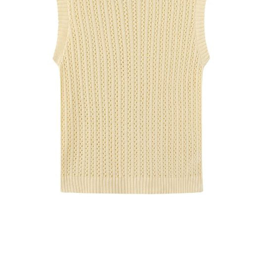 Luxzuz Corinn knit I Strikvest i gul