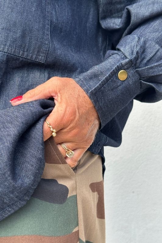 PRE ORDER Gaspar Sevilla skjorte i blå denim