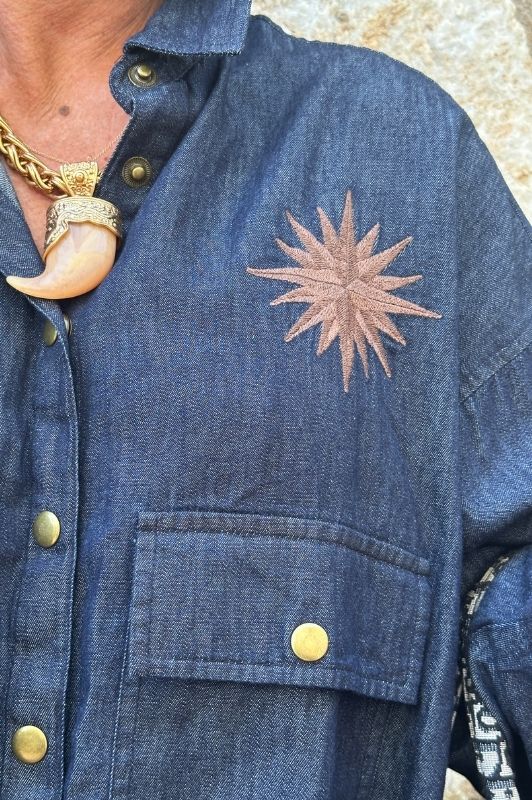 PRE ORDER Gaspar Sevilla skjorte i blå denim