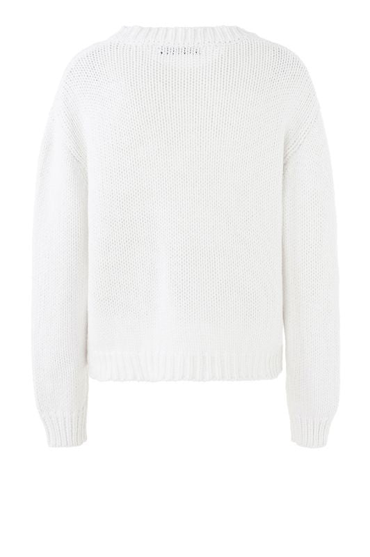 Luxzuz Begitta knit I Strikbluse i hvid