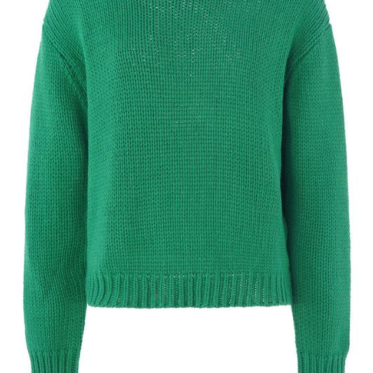 Luxzuz Begitta knit I Strikbluse i grøn