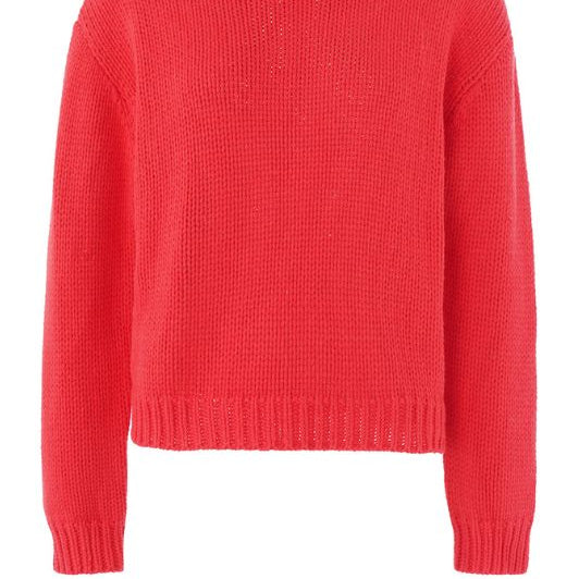 Luxzuz Begitta knit I Strikbluse i rød
