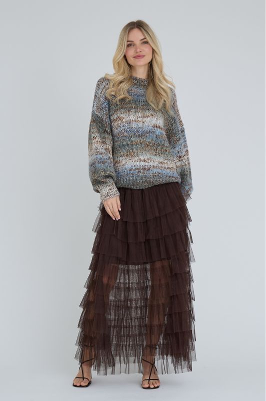 A-View Mirinda skirt I Tylnederdel i mørkebrun I Dresslab