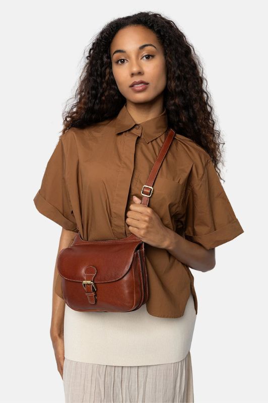 Re:Designed Milli skuldertaske | Crossover i cognac