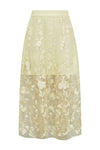 A-View Fuschia skirt I Tylnederdel i sart gul I Dresslab