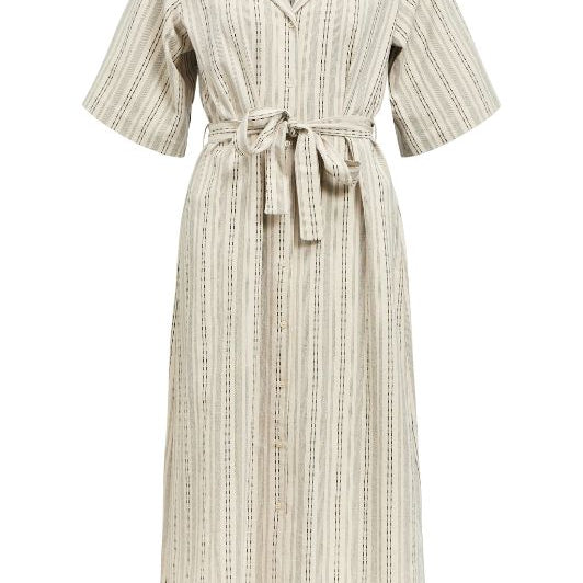 Object Belem dress  I Stribet bomuldskjole I Dresslab
