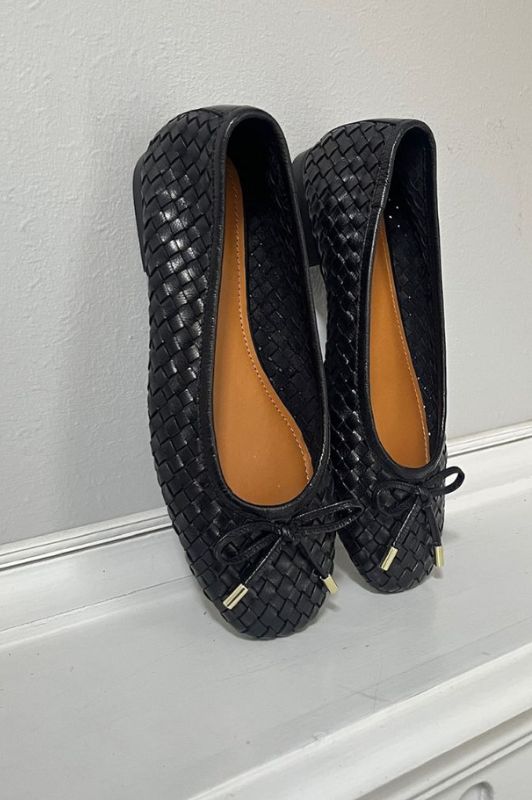 Copenhagen Shoes Lucie | Fletballerina i sort skind
