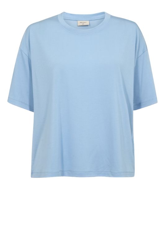 FreeQuent Prea t-shirt | Klassisk tee i lyseblå