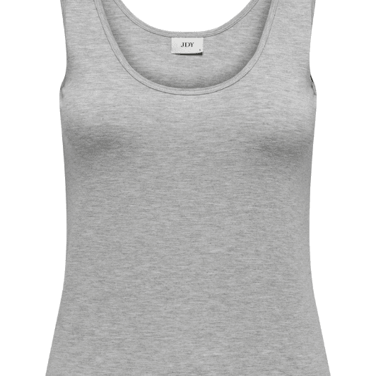 JDY Mila Tank top | Grå tank top med rund hals