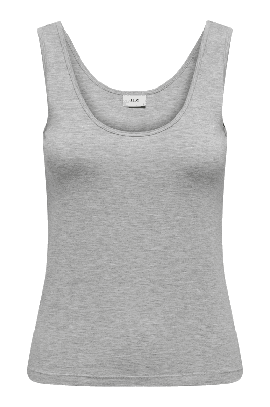 JDY Mila Tank top | Grå tank top med rund hals
