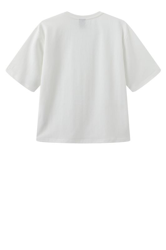 Luxzuz Boxy t-shirt I Klassisk t-shirt i bomuldsmix i hvid