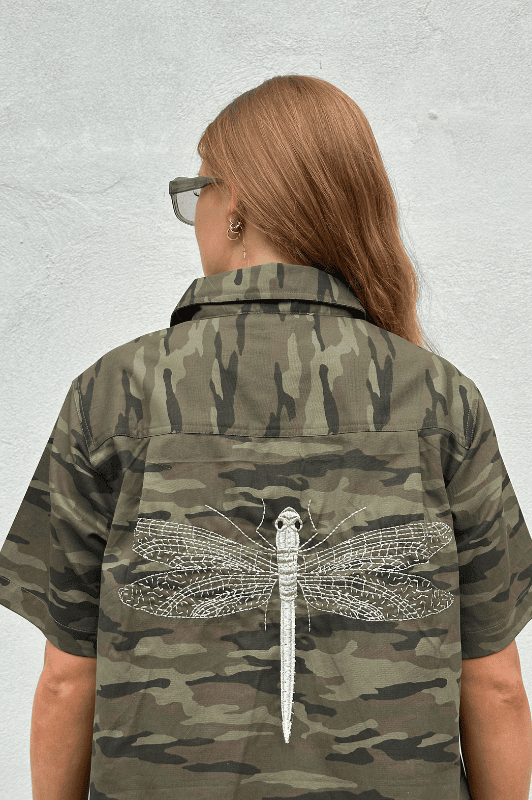 PRE ORDER Gaspar Nice camo dress | Cool camouflage kjole