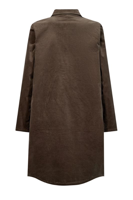 FreeQuent Cordy dress I Fløjlskjole sand