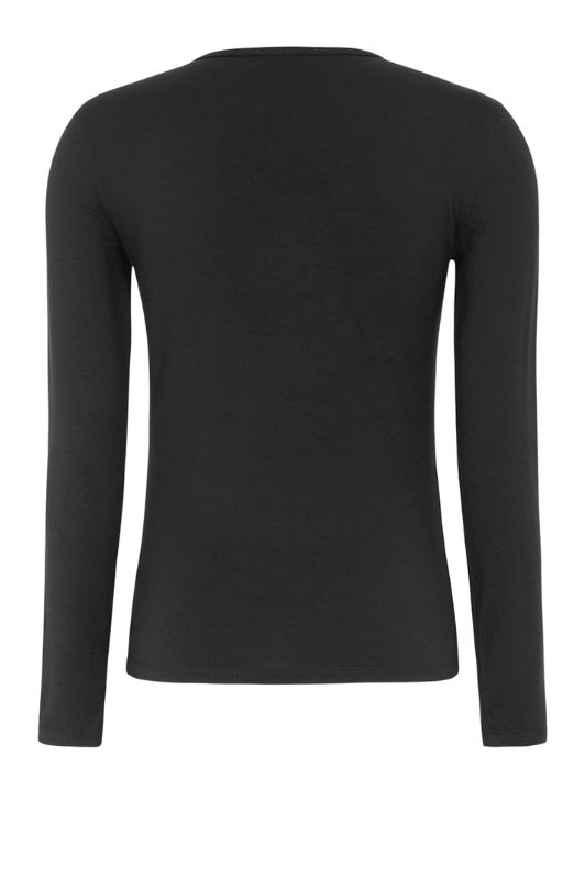 Tooday Penelope l/s t-shirt tencel i sort