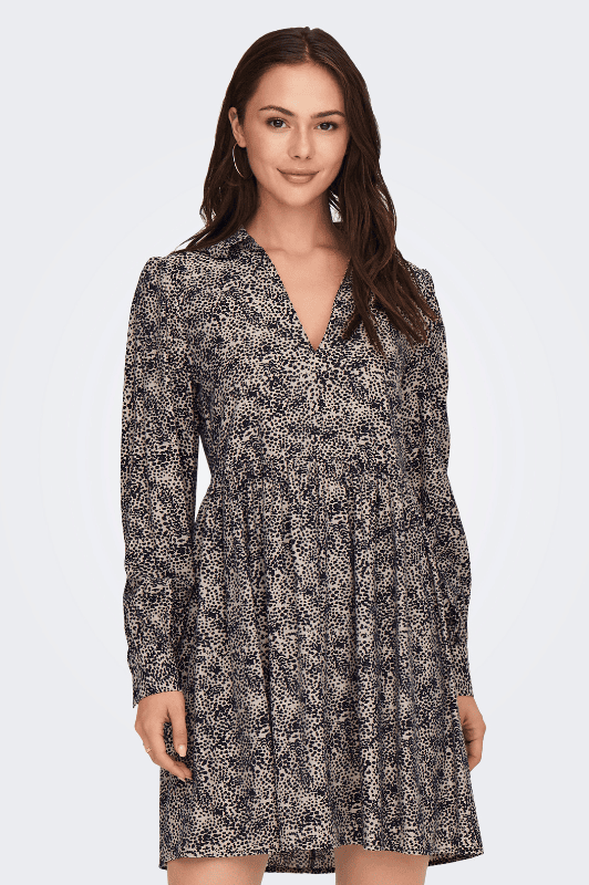 JDY Abigail dress | A-shape kjole i dyreprint
