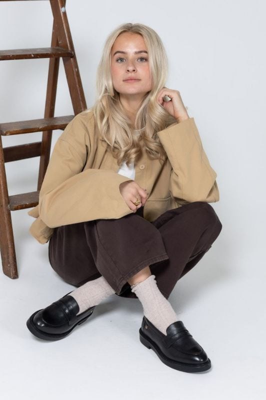 Copenhagen Shoes The beauty sko | Loafer i sort skind