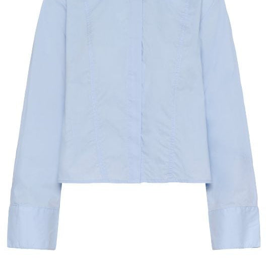 Karen By Simonsen Else shirt i lyseblå