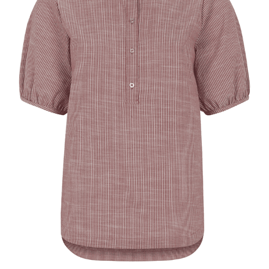 Soft Rebels Ebbi shirt | Stribet skjorte i rød strib