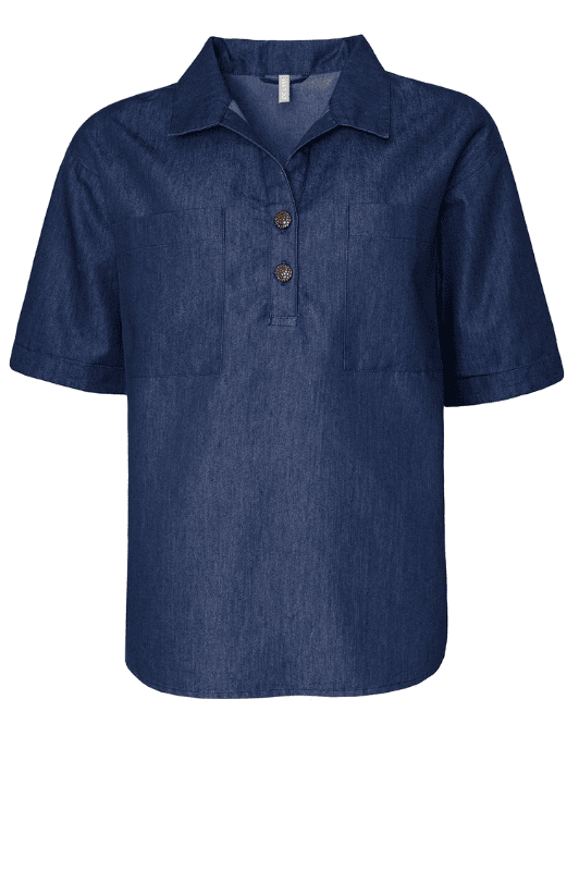 Ofelia Orla shirt I Cool mørk denimskjorte