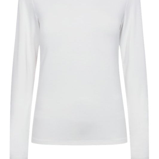 Freequent Liana bluse I Ensfarvet basistop i offwhite