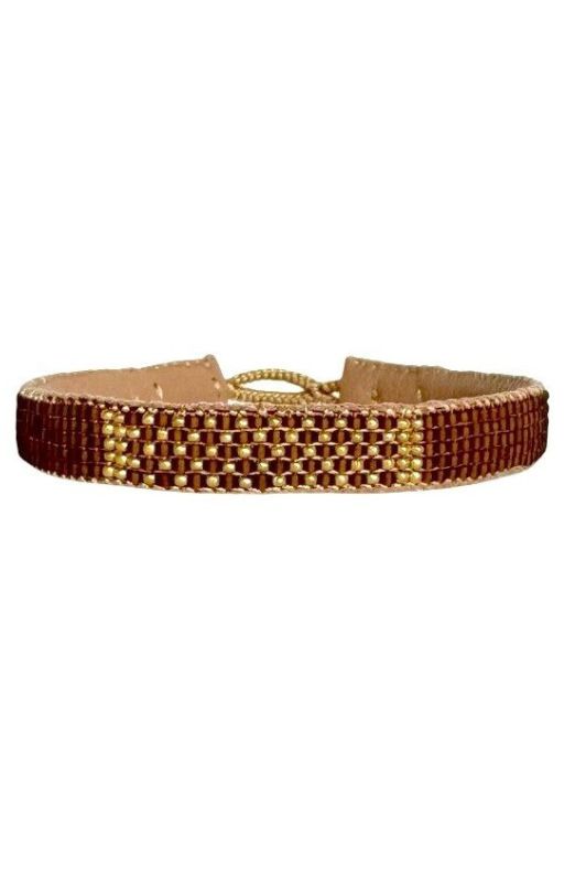 Ibu jewels armbånd I Pin point smukker perler i brun
